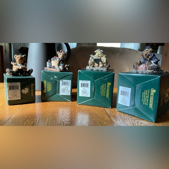Boyds Bears & Friends Set Of 4 Retired Vintage Figurines - Picture 3 of 10